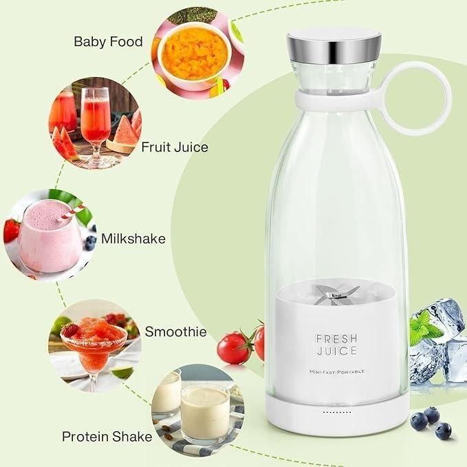 Mini Juice Blender for Home & Travel – USB Rechargeable, Easy to Use